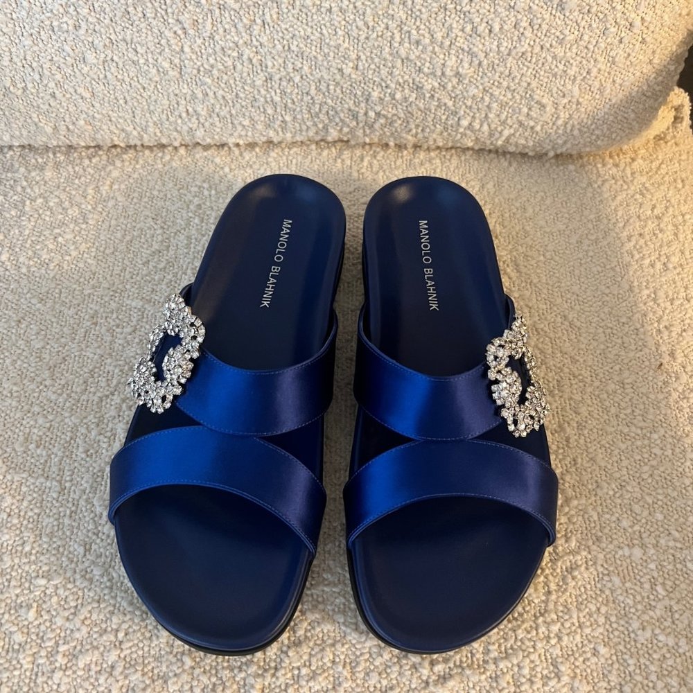 Manolo Blahnik Hangisi Sandal 40.5